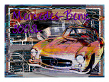 Mercedes Benz 300 Sl Giclee Print by Victoria Hues