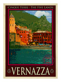 Vernazza Italian Riviera 1 Giclee Print by Anna Siena