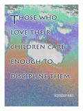 Proverbs 13:24 Reproduction procédé giclée par Cathy Cute
