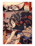 Clearing Water at Horikawa Giclee Print by Kuniyoshi Utagawa