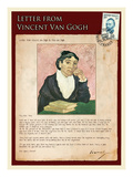 Letter from Vincent: The Portrait of the Arle´Sienne Giclee Print by Vincent van Gogh
