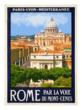 St. Peter's Basilica, Roma Italy 6 Giclee Print by Anna Siena