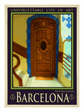 Barcelona Spain 3 Giclee Print by Anna Siena