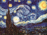 Vincent Van Gogh The Starry Night Art Print Poster Poster