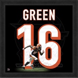 A.J. Green, Bengals photographic representation of the player's jersey Framed Memorabilia