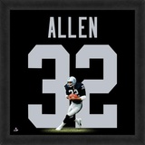 Marcus Allen, Raiders representation of the player's jersey Framed Memorabilia