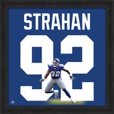 Michael Strahan, Giants representation of the player's jersey Framed Memorabilia