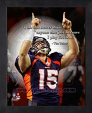 Tim Tebow ProQuote Framed Memorabilia