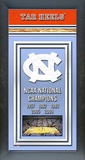 University of North Carolina Tar Heels Framed Championship Banner Framed Memorabilia