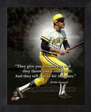 Willie Stargell, Pittsburgh Pirates, ProQuote Framed Memorabilia