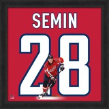 Alexander Semin, Capitals representation of the player's jersey Framed Memorabilia