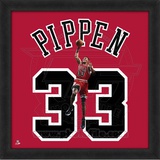 Scottie Pippen, Bulls  Representation of the player's jersey Framed Memorabilia