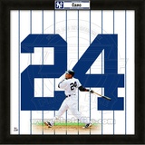 Robinson Cano, Yankees representation of the player's jersey Framed Memorabilia