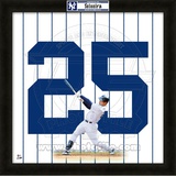 Mark Teixeira, Yankees representation of the player's jersey Framed Memorabilia