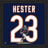 Devin Hester, Bears representation of the player's jersey Framed Memorabilia