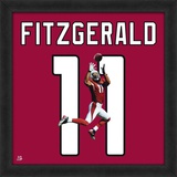 Larry Fitzgerald, Cardinals representation of the player's jersey Framed Memorabilia