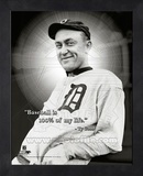Ty Cobb ProQuote Framed Memorabilia