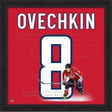 Alex Ovechkin, Capitals photographic representation of the player's jersey Framed Memorabilia