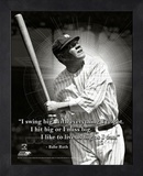 Babe Ruth, New York Yankees, ProQuote Framed Memorabilia