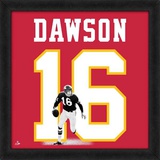 Len Dawson, Chiefs representation of the player's jersey Framed Memorabilia