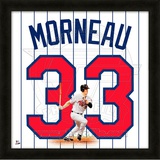 Justin Morneau, Twins representation of the player's jersey Framed Memorabilia