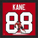 Patrick Kane, Blackhawks photographic representation of the player's jersey Framed Memorabilia