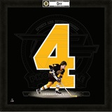 Bobby Orr, Bruins photographic representation of the player's jersey Framed Memorabilia