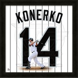 Paul Konerko, White Soxrepresentation of the player's jersey Framed Memorabilia