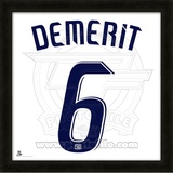Jay DeMerit, Whitecaps representation of the player's jersey Framed Memorabilia