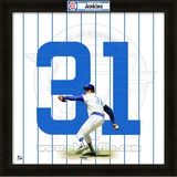 Ferguson Jenkins, Cubs representation of the player's jersey Framed Memorabilia