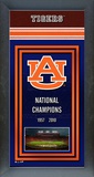 Auburn University Tigers Framed Championship Banner - Tostitos Bowl Framed Memorabilia