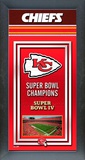 Kansas City Chiefs Framed Championship Banner Framed Memorabilia