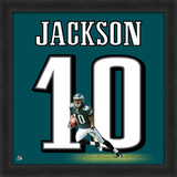 DeSean Jackson, Eagles photographic representation of the player's jersey Framed Memorabilia