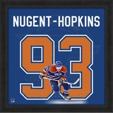Ryan Nugent-Hopkins, Oilers representation of the player's jersey Framed Memorabilia
