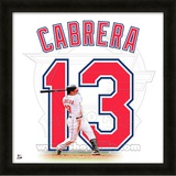 Asdrubal Cabrera, Indians representation of the player's jersey Framed Memorabilia