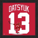 Pavel Datsyuk, Red Wings photographic representation of the player's jersey Framed Memorabilia