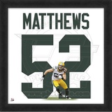 Clay Matthews, Packers photographic representation of the player's jersey Framed Memorabilia