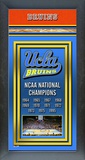 2010 UCLA Bruins Framed Championship Banner Framed Memorabilia