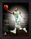 Rajon Rondo ProQuote Framed Memorabilia