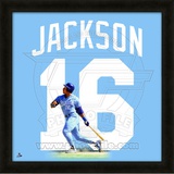 Bo Jackson, Royals representation of the player's jersey Framed Memorabilia
