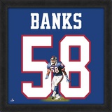 Carl Banks, Giants representation of the player's jersey Framed Memorabilia