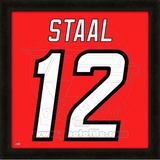 Eric Staal, Hurricanes photographic representation of the player's jersey Framed Memorabilia