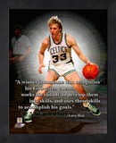 Larry Bird ProQuote Framed Memorabilia