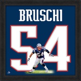 Tedy Bruschi, Patriots representation of the player's jersey Framed Memorabilia