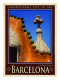 Barcelona Spain 1 Giclee Print by Anna Siena