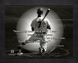 Mickey Mantle ProQuote Framed Memorabilia