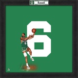 Bill Russell, Celtics  Representation of the player's jersey Framed Memorabilia