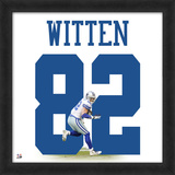 Jason Witten, Cowboys representation of the player's jersey Framed Memorabilia