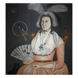 Lady with Her Pets, Molly Wales Fobes Posters by Rufus Hathaway