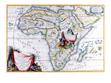Africa Print by Vincenzo Coronelli